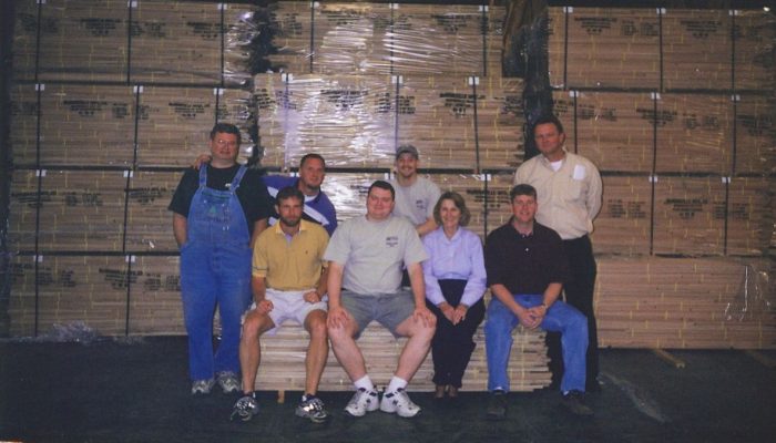 group shot in warehouse - Jeffco Flooring